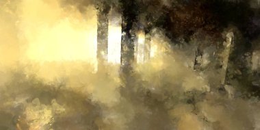 Tuval üzerinde etkileyici fırçalanmış resim. Soyut doku. 2D çizim. Geniş fırça darbeleri. Modern dijital sanat. Çağdaş fırça. Modern ifade. Popüler biçim boyanmış resim.