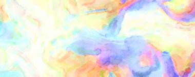 Modern fırça darbeleri. Poster, duvar sanatı, afiş, kart, kitap kapağı veya ambalaj için rahatlatıcı kompozisyonun yumuşak renkli çizimi. Pastel renklerle suluboya.