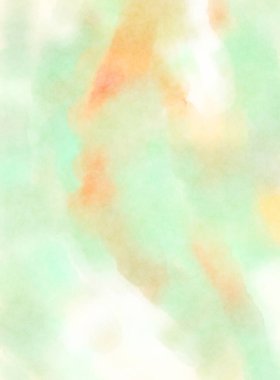 Modern fırça darbeleri. Poster, duvar sanatı, afiş, kart, kitap kapağı veya ambalaj için rahatlatıcı kompozisyonun yumuşak renkli çizimi. Pastel renklerle suluboya.