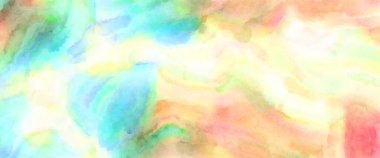 Modern fırça darbeleri. Poster, duvar sanatı, afiş, kart, kitap kapağı veya ambalaj için rahatlatıcı kompozisyonun yumuşak renkli çizimi. Pastel renklerle suluboya.