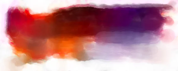 Abstrakcyjna Kolorowa Ramka Akwarelowa Odizolowana Białym Tle Cyfrowy Obraz Artystyczny — Zdjęcie stockowe