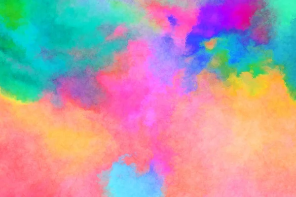 Modern Brush Strokes Painting Soft Color Painted Illustration Soothing Composition — Stock Photo, Image