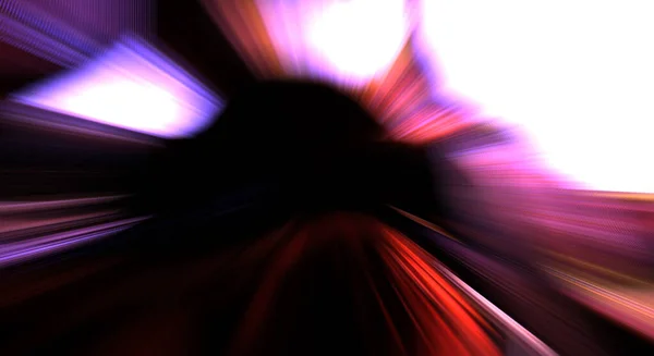 Fast High Speed Blur Zoom Background Light Technology Abstract Wallpaper — Stock Photo, Image