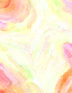 Modern fırça darbeleri. Poster, duvar sanatı, afiş, kart, kitap kapağı veya ambalaj için rahatlatıcı kompozisyonun yumuşak renkli çizimi. Pastel renklerle suluboya.