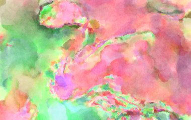 Modern fırça darbeleri. Poster, duvar sanatı, afiş, kart, kitap kapağı veya ambalaj için rahatlatıcı kompozisyonun yumuşak renkli çizimi. Pastel renklerle suluboya.