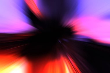 Hızlı yüksek hız bulanıklaştırma arkaplanı. Işık teknolojisi soyut duvar kağıdı. Renkli ışık enerjisi parlamaları. Çarpık grafik hareket arkaplanı. Dinamik patlama flaşı. İvme etkisi.