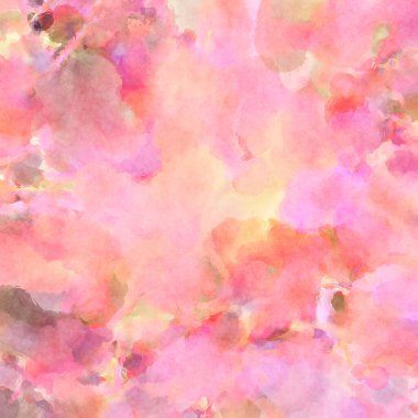 Modern fırça darbeleri. Poster, duvar sanatı, afiş, kart, kitap kapağı veya ambalaj için rahatlatıcı kompozisyonun yumuşak renkli çizimi. Pastel renklerle suluboya.