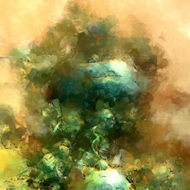 Tuval üzerinde etkileyici fırçalanmış resim. Soyut doku. 2D çizim. Geniş fırça darbeleri. Modern dijital sanat. Çağdaş fırça. Modern ifade. Popüler biçim boyanmış resim.