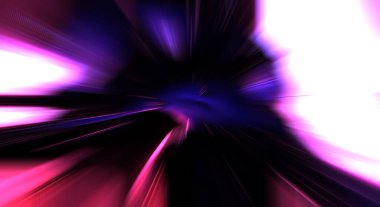 Hızlı yüksek hız bulanıklaştırma arkaplanı. Işık teknolojisi soyut duvar kağıdı. Renkli ışık enerjisi parlamaları. Çarpık grafik hareket arkaplanı. Dinamik patlama flaşı. İvme etkisi.