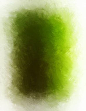 Vahşi ve büyük fırça darbeleri. Beyaz arka planda fırçalanmış soyut resim. Fırça darbesi ile boyanmış. Boya darbeleri. 2B Görüntü.