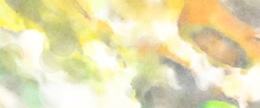 Modern fırça darbeleri. Poster, duvar sanatı, afiş, kart, kitap kapağı veya ambalaj için rahatlatıcı kompozisyonun yumuşak renkli çizimi. Pastel renklerle suluboya.