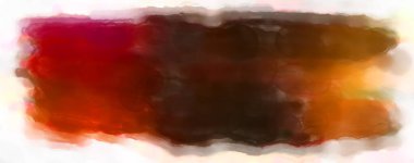 Soyut renkli suluboya çerçeve beyaz arkaplanda izole edildi. Dijital resim. Tasarım veya metnin için fırça şablonu.