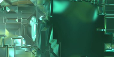 Parlak saten kaplama yüzey teknolojisi 3 boyutlu desen. Lüks yansımalı metal panel dokusu. Arkaplan, duvar kağıdı, uzay gemisi gövdesi için cilalanmış geometrik metal yansıtıcı fütüristik malzeme.