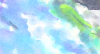 Modern fırça darbeleri. Poster, duvar sanatı, afiş, kart, kitap kapağı veya ambalaj için rahatlatıcı kompozisyonun yumuşak renkli çizimi. Pastel renklerle suluboya.