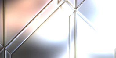 Üç boyutlu metalik panel dokusu. Renkli, parlak, soyut duvar kağıdı. Geometrik teknolojik parlak yansıtıcı arkaplan.