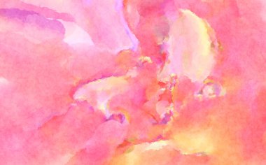 Modern fırça darbeleri. Poster, duvar sanatı, afiş, kart, kitap kapağı veya ambalaj için rahatlatıcı kompozisyonun yumuşak renkli çizimi. Pastel renklerle suluboya.