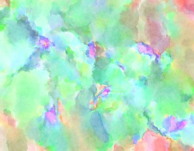 Modern fırça darbeleri. Poster, duvar sanatı, afiş, kart, kitap kapağı veya ambalaj için rahatlatıcı kompozisyonun yumuşak renkli çizimi. Pastel renklerle suluboya.