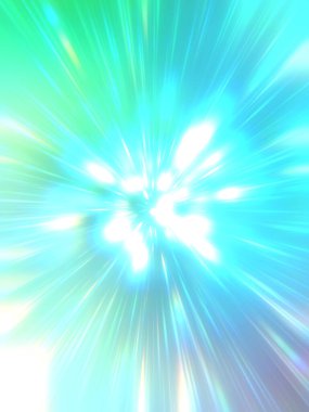 Parlak, canlı ve renkli duvar kağıtları. Parlayan parçacıkları ve çizgileri olan ışık patlaması yıldızı. Güzel soyut ışın arkaplanı.