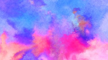 Modern fırça darbeleri. Poster, duvar sanatı, afiş, kart, kitap kapağı veya ambalaj için rahatlatıcı kompozisyonun yumuşak renkli çizimi. Pastel renklerle suluboya.