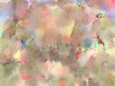 Modern fırça darbeleri. Poster, duvar sanatı, afiş, kart, kitap kapağı veya ambalaj için rahatlatıcı kompozisyonun yumuşak renkli çizimi. Pastel renklerle suluboya.