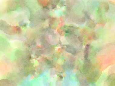 Modern fırça darbeleri. Poster, duvar sanatı, afiş, kart, kitap kapağı veya ambalaj için rahatlatıcı kompozisyonun yumuşak renkli çizimi. Pastel renklerle suluboya.