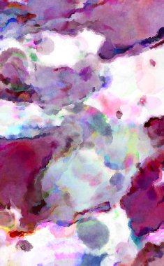 Modern fırça darbeleri. Poster, duvar sanatı, afiş, kart, kitap kapağı veya ambalaj için rahatlatıcı kompozisyonun yumuşak renkli çizimi. Pastel renklerle suluboya.