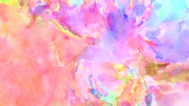 Modern fırça darbeleri. Poster, duvar sanatı, afiş, kart, kitap kapağı veya ambalaj için rahatlatıcı kompozisyonun yumuşak renkli çizimi. Pastel renklerle suluboya.