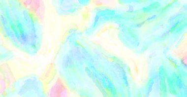 Modern fırça darbeleri. Poster, duvar sanatı, afiş, kart, kitap kapağı veya ambalaj için rahatlatıcı kompozisyonun yumuşak renkli çizimi. Pastel renklerle suluboya.