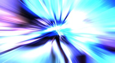 Hızlı yüksek hız bulanıklaştırma arkaplanı. Işık teknolojisi soyut duvar kağıdı. Renkli ışık enerjisi parlamaları. Çarpık grafik hareket arkaplanı. Dinamik patlama flaşı. İvme etkisi.