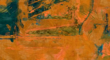 Kaos duvarı sanatı. Sanatsal canlılık ve renkli duvar kâğıdı. Kaotik resim. Taranmış Boyalı Soyut Arkaplan. Fırça darbesi ile boyanmış. Tuval üzerinde etkileyici fırçalanmış resim