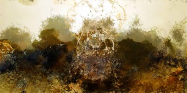 Tuval üzerinde etkileyici fırçalanmış resim. Soyut doku. 2D çizim. Geniş fırça darbeleri. Modern dijital sanat. Çağdaş fırça. Modern ifade. Popüler biçim boyanmış resim.