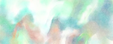 Modern fırça darbeleri. Poster, duvar sanatı, afiş, kart, kitap kapağı veya ambalaj için rahatlatıcı kompozisyonun yumuşak renkli çizimi. Pastel renklerle suluboya.