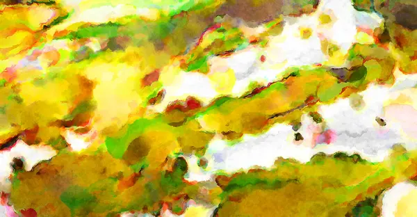 Modern fırça darbeleri. Poster, duvar sanatı, afiş, kart, kitap kapağı veya ambalaj için rahatlatıcı kompozisyonun yumuşak renkli çizimi. Pastel renklerle suluboya.