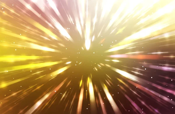 Glossy Vibrant Colorful Wallpaper Light Explosion Star Glowing Particles Lines — Stock Photo, Image