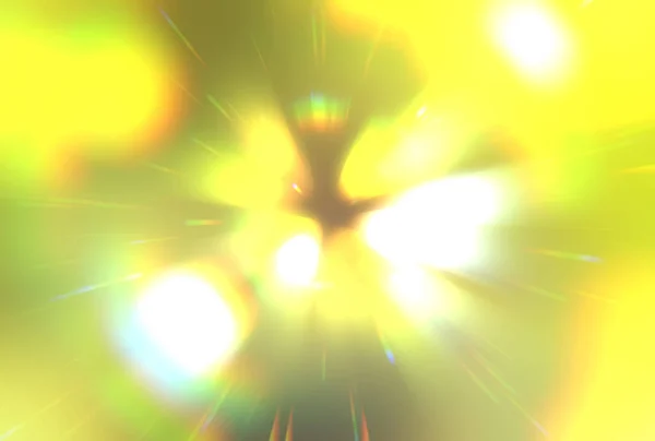 Glanzend Levendige Kleurrijke Behang Licht Explosie Ster Met Gloeiende Deeltjes — Stockfoto