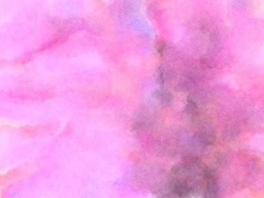 Modern fırça darbeleri. Poster, duvar sanatı, afiş, kart, kitap kapağı veya ambalaj için rahatlatıcı kompozisyonun yumuşak renkli çizimi. Pastel renklerle suluboya.