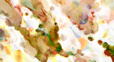 Modern fırça darbeleri. Poster, duvar sanatı, afiş, kart, kitap kapağı veya ambalaj için rahatlatıcı kompozisyonun yumuşak renkli çizimi. Pastel renklerle suluboya.