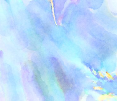 Modern fırça darbeleri. Poster, duvar sanatı, afiş, kart, kitap kapağı veya ambalaj için rahatlatıcı kompozisyonun yumuşak renkli çizimi. Pastel renklerle suluboya.