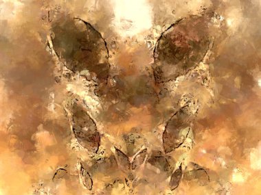 Tuval üzerinde etkileyici fırçalanmış resim. Soyut doku. 2D çizim. Geniş fırça darbeleri. Modern dijital sanat. Çağdaş fırça. Modern ifade. Popüler biçim boyanmış resim.