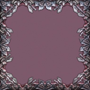 Çerçeve kağıdı. Kart, davetiye ya da albüm olarak harika bir kullanım. Fantezi 3D çizim arka planı. Zarif duvar kâğıdı. Metnin için şablon.