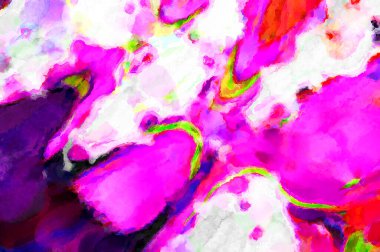 Modern fırça darbeleri. Poster, duvar sanatı, afiş, kart, kitap kapağı veya ambalaj için rahatlatıcı kompozisyonun yumuşak renkli çizimi. Pastel renklerle suluboya.