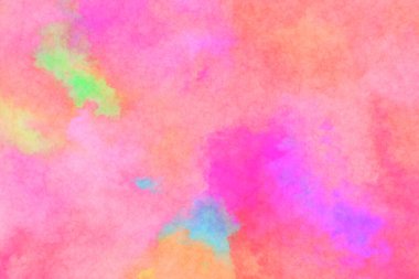 Modern fırça darbeleri. Poster, duvar sanatı, afiş, kart, kitap kapağı veya ambalaj için rahatlatıcı kompozisyonun yumuşak renkli çizimi. Pastel renklerle suluboya.