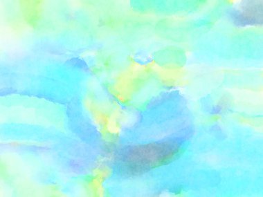 Modern fırça darbeleri. Poster, duvar sanatı, afiş, kart, kitap kapağı veya ambalaj için rahatlatıcı kompozisyonun yumuşak renkli çizimi. Pastel renklerle suluboya.