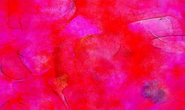 Boya üzerine ekşi mürekkep çizimi. Vahşi soyut illüstrasyon arka planı. Yaratıcı renkli duvar kağıdı. Aşırı kasvetli duvar kapağı. Kaotik resim.