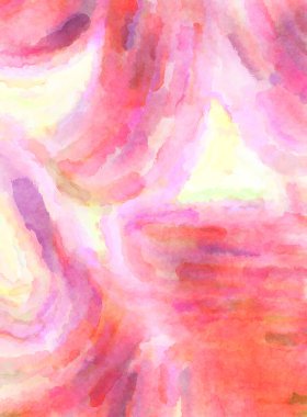 Modern fırça darbeleri. Poster, duvar sanatı, afiş, kart, kitap kapağı veya ambalaj için rahatlatıcı kompozisyonun yumuşak renkli çizimi. Pastel renklerle suluboya.