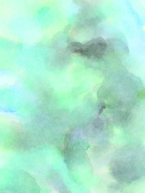 Modern fırça darbeleri. Poster, duvar sanatı, afiş, kart, kitap kapağı veya ambalaj için rahatlatıcı kompozisyonun yumuşak renkli çizimi. Pastel renklerle suluboya.