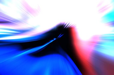 Hızlı yüksek hız bulanıklaştırma arkaplanı. Işık teknolojisi soyut duvar kağıdı. Renkli ışık enerjisi parlamaları. Çarpık grafik hareket arkaplanı. Dinamik patlama flaşı. İvme etkisi.