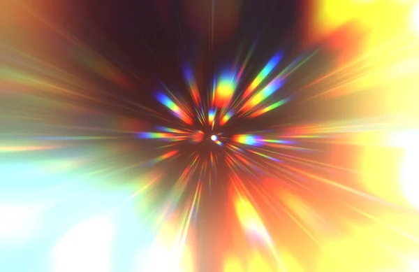 Papier Peint Brillant Vibrant Coloré Étoile Explosion Lumineuse Avec Des — Photo