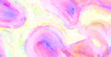 Modern fırça darbeleri. Poster, duvar sanatı, afiş, kart, kitap kapağı veya ambalaj için rahatlatıcı kompozisyonun yumuşak renkli çizimi. Pastel renklerle suluboya.