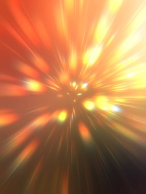 Parlak, canlı ve renkli duvar kağıtları. Parlayan parçacıkları ve çizgileri olan ışık patlaması yıldızı. Güzel soyut ışın arkaplanı.